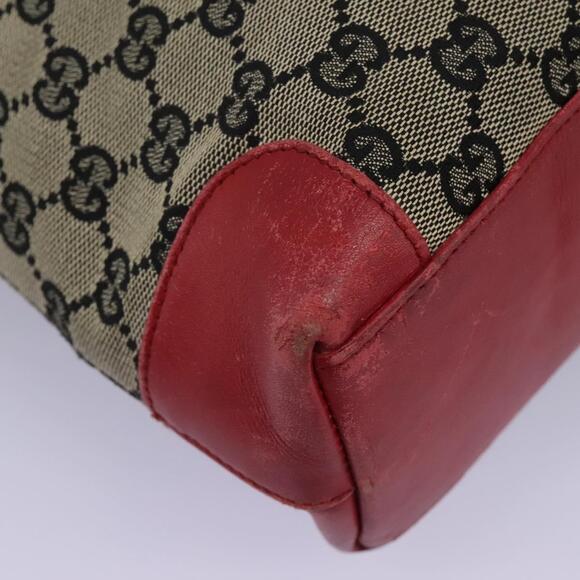GUCCI GG Supreme Tote Bag Beige Red Gold 002 119 - Picture 15 of 16